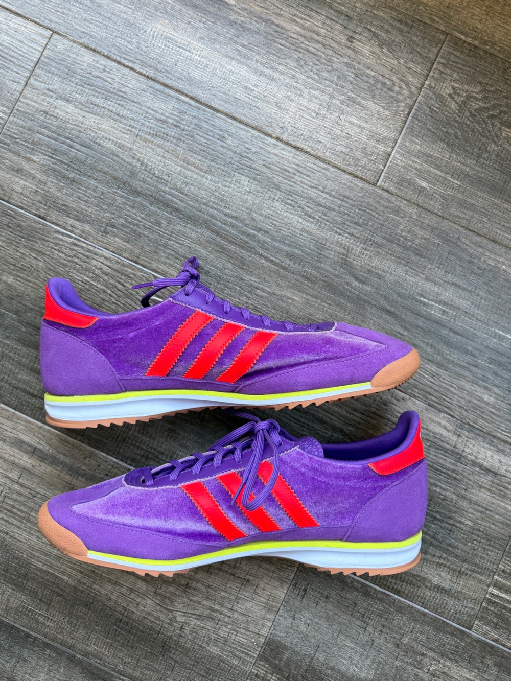 adidas SL 72 OG Active Purple Solar Red (Women's)sz 11 - Picture 2 of 7
